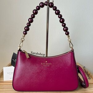 ♠️Kate Spade Madison Faux Pearl Medium Convertible Crossbody